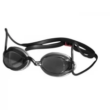 Очки для плавания FASHY Charger AquaFeel 4123-20, дымчатые линзы, черная оправа