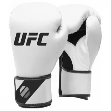 Перчатки тренировочные для спарринга UFC белые 6 Oz UHK-75118