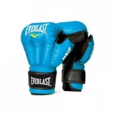 Перчатки для рукопашного боя Everlast HSIF Leather 8oz синие