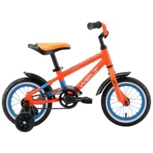 Велосипед WELT Dingo 12"-21г.(оранжевый-синий)