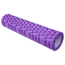 E29390 Ролик для йоги (фиолетовый) 61х14см ЭВА/АБС