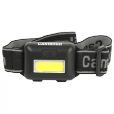 Camelion LED5355 (фонарь налобн, черн.,1Вт COB LED, 3 реж, 3XAAA, пласт, блист) (Цена за: 1 шт.)