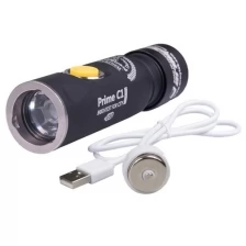 Ручной фонарь ArmyTek Prime C1 XP-L Magnet USB (теплый свет) + 18350 Li-Ion черный