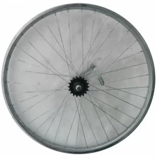 Заднее колесо 28" для велосипеда односкоростное, втулка Stels, стальное хромированное одинарный обод