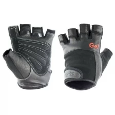 Спортивные тренировочные перчатки Torres PL6049-L-1 из натуральной кожи и замши гелевая подбивка для защиты от повреждений и сцепления