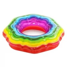 Круг для плавания Rainbow Ribbon (Радужная лента), d-115 см, от 12 лет Bestway