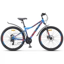 Велосипед 27,5" Stels Navigator-710 MD, V020, цвет синий/чёрный/красный, размер рамы 16"