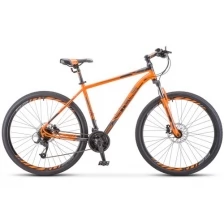 Горный велосипед Stels Navigator 910 D 29 V010, год 2022, ростовка 18,5, цвет Оранжевый-Черный
