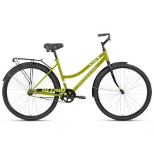 Велосипед ALTAIR CITY 28 low (2022) (Велосипед ALTAIR CITY 28 low (28" 1 ск. рост. 19") 2022, зеленый/черный, RBK22AL28023)