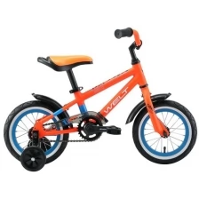 Велосипед WELT Dingo 12"-20г.(оранжевый-синий)