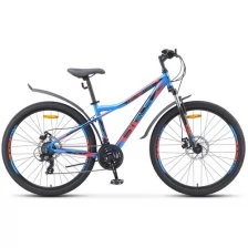 Велосипед "STELS Navigator-710 MD 27,5" -16" -21г. V020 (синий-черный-красный)
