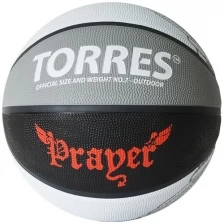 Баскетбольный мяч TORRES TT B02125, р. 5 черный/оранжевый