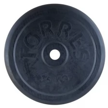 Диск обрезиненный Torres арт.PL506615 d-31 15 кг