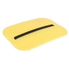 Коврик-сидушка с креплением на резинке, 35 х 25 см, толщина 10 мм, цвет жёлтый