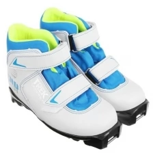 Ботинки лыжные TREK Snowrock SNS ИК (белый, лого синий) (р.36) 3944723
