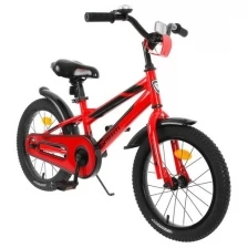 Велосипед 16" Graffiti Deft, цвет красный/чёрный
