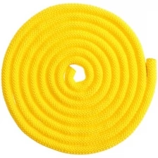 Скакалка гимнастическая утяжелённая, 3 м, 180 г, цвет жёлтый