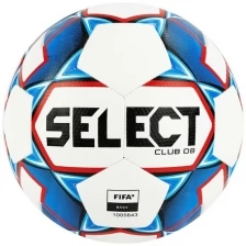 Мяч футбольный SELECT CLUB DB Fifa Basic бел/син/красн размер 5