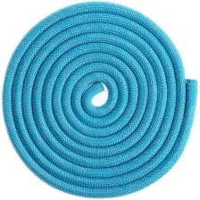 Скакалка для гимнастики Grace Dance 3 м, утяжеленная, с люрексом, цвет голубой 4328632