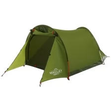 Палатка туристическая HARLY 2, размер 210 х 150 х 100 см, 2-местная, однослойная Maclay 5385301 .