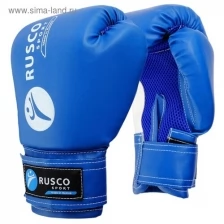 Перчатки боксерские RUSCO SPORT кож.зам. 8 Oz синие 2947735