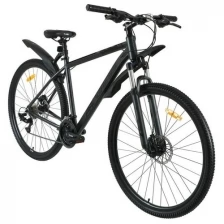 Велосипед Progress Anser HD RUS 29, размер рамы 21", цвет чёрный матовый