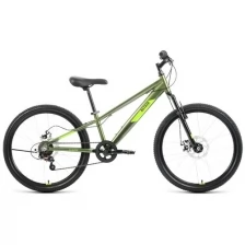 Велосипед Altair AL 24 D 7 ск 2022 г 12,5 Зеленый RBK22AL24189
