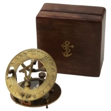 Морской компас в деревянном футляре KSVA-NA-1660-B