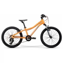 Велосипед подростковый горный Merida Matts J.20 ECO Metallic Orange/Blue 2022 с колесами 20", 6 скоростей