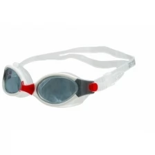 Очки для плавания Atemi, силикон (бел/красн), (B504)