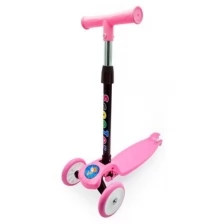Самокат детский Funky Toys 3-х колесный складной, с регулируемой ручкой