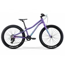 Велосипед MERIDA Matts J.24+ Eco-22г. (темно-фиолетовый-бледно-розово-бирюзовый)