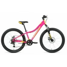 Велосипед FORWARD Jade 24 2.0 D-12"-22г. (розовый-золотой)