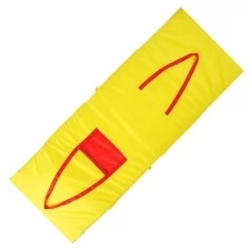 Сумка - коврик для спорта и отдыха 2 в 1, цвет желтый