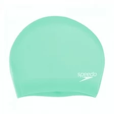 Шапочка для плавания SPEEDO Long Hair Cap, 8-06168B961, бирюзовый, силикон,