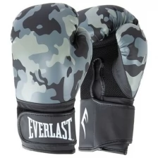 Перчатки тренировочные Everlast Spark 10oz серый/камуфляж