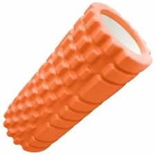 Ролик для йоги (оранжевый) 33х14см ЭВА/АБС D26055
