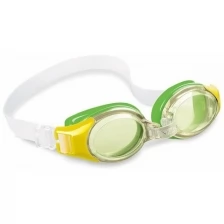 Очки для плавания Intex, Junior, 55601, желтый, зеленый, 3-8 лет