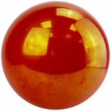 Мяч для художественной гимнастики однотонный, арт.AG-19-03, d19 см, ПВХ, красный