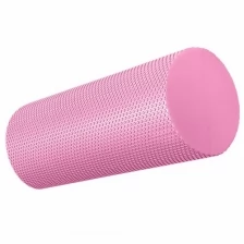 Ролик для йоги полумягкий Профи 30x15 см, розовый, ЭВА, E39103-4
