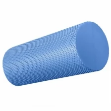 Ролик для йоги полумягкий Профи 30x15 см, синий, ЭВА, E39103-1