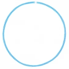 Обруч детский, пластиковый,голубой, диаметр 70 см.