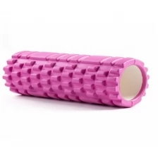 Ролик для йоги B33114-1 розовый, 44х14 см, ЭВА/АБС
