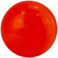 Мяч для художественной гимнастики однотонный, арт.AG-19-02, d19 см, ПВХ, оранжевый