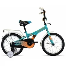 Велосипед FORWARD CROCKY 16 (16" 1 ск.) 2020-2021, красный/фиолетовый, 1BKW1K1C1016