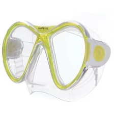 Маска для плав. "Salvas Kool Mask", р. Senior, желтый, арт.CA550S2TGSTH, закален.стекло, силикон