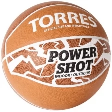 Мяч баскетбольный "TORRES Power Shot", р.7, арт.B32087