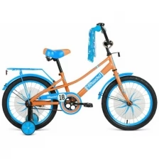 Велосипед детский Forward AZURE 18", 18" бежевый/голубой