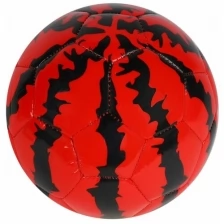 Мяч футбольный детский "Арбуз", размер 2, диаметр 15 см, ПВХ, мячик для детей, мяч для игры на улице, мяч для игры в футбол, JB4300049