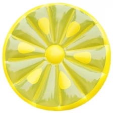 Игрушка надувная россия Плот для плавания Лимон d=143 см 1303747